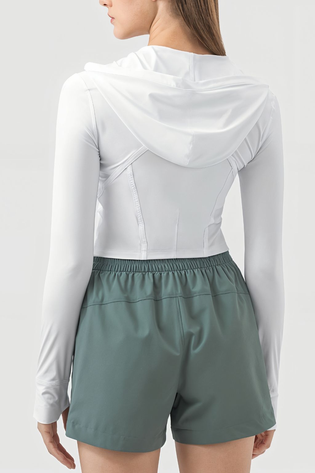 Millennia Crop Top Hoodie