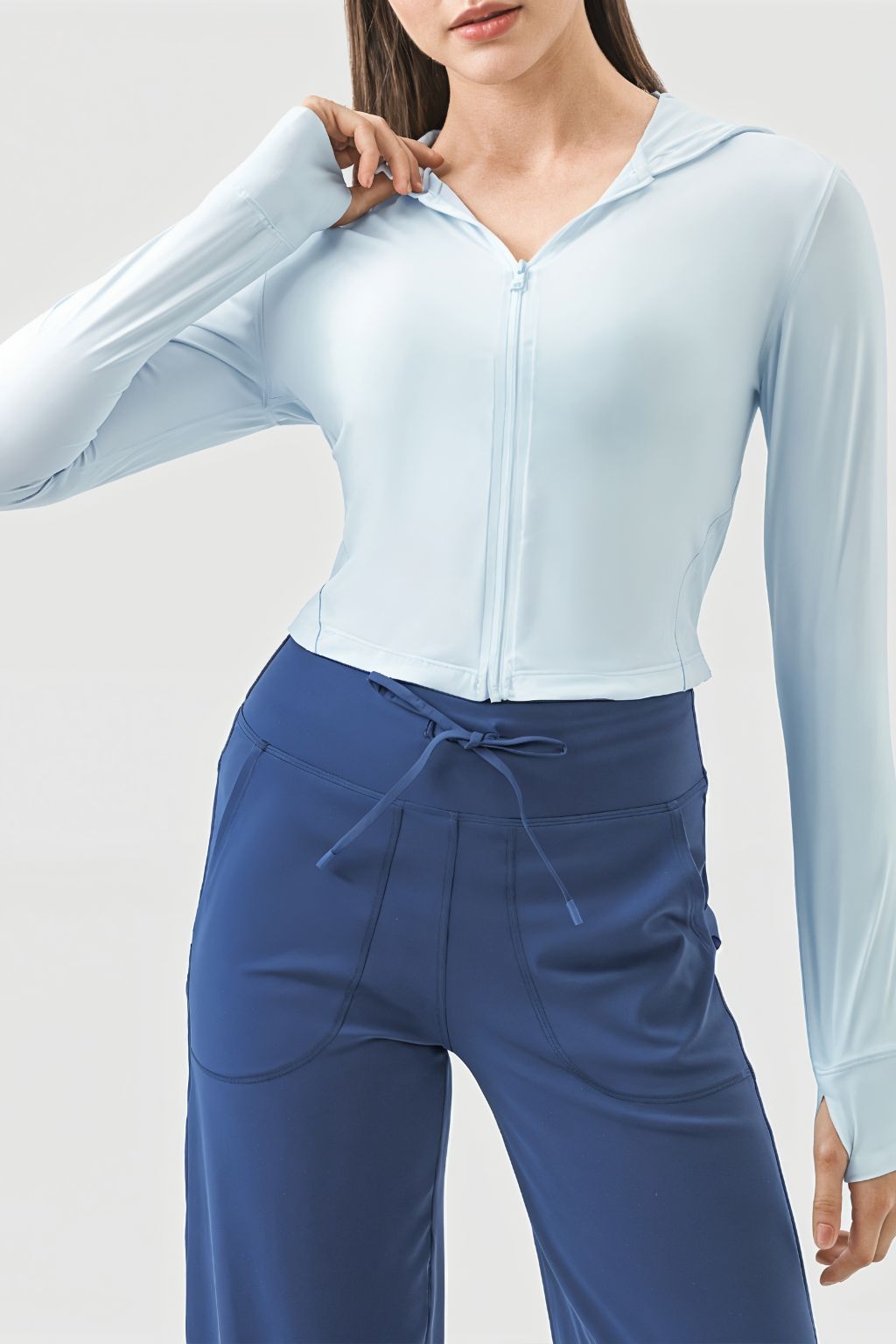 Millennia Crop Top Hoodie