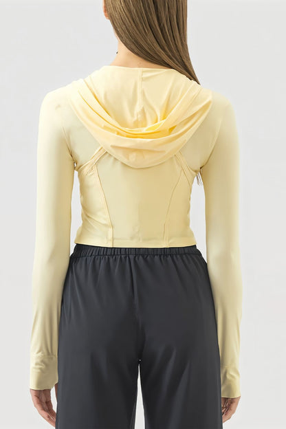 Millennia Crop Top Hoodie