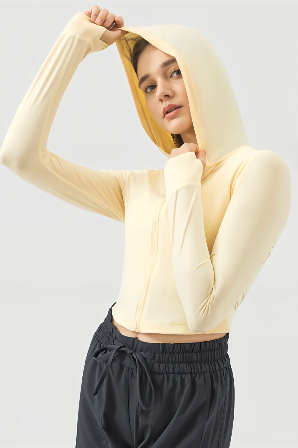 Millennia Crop Top Hoodie