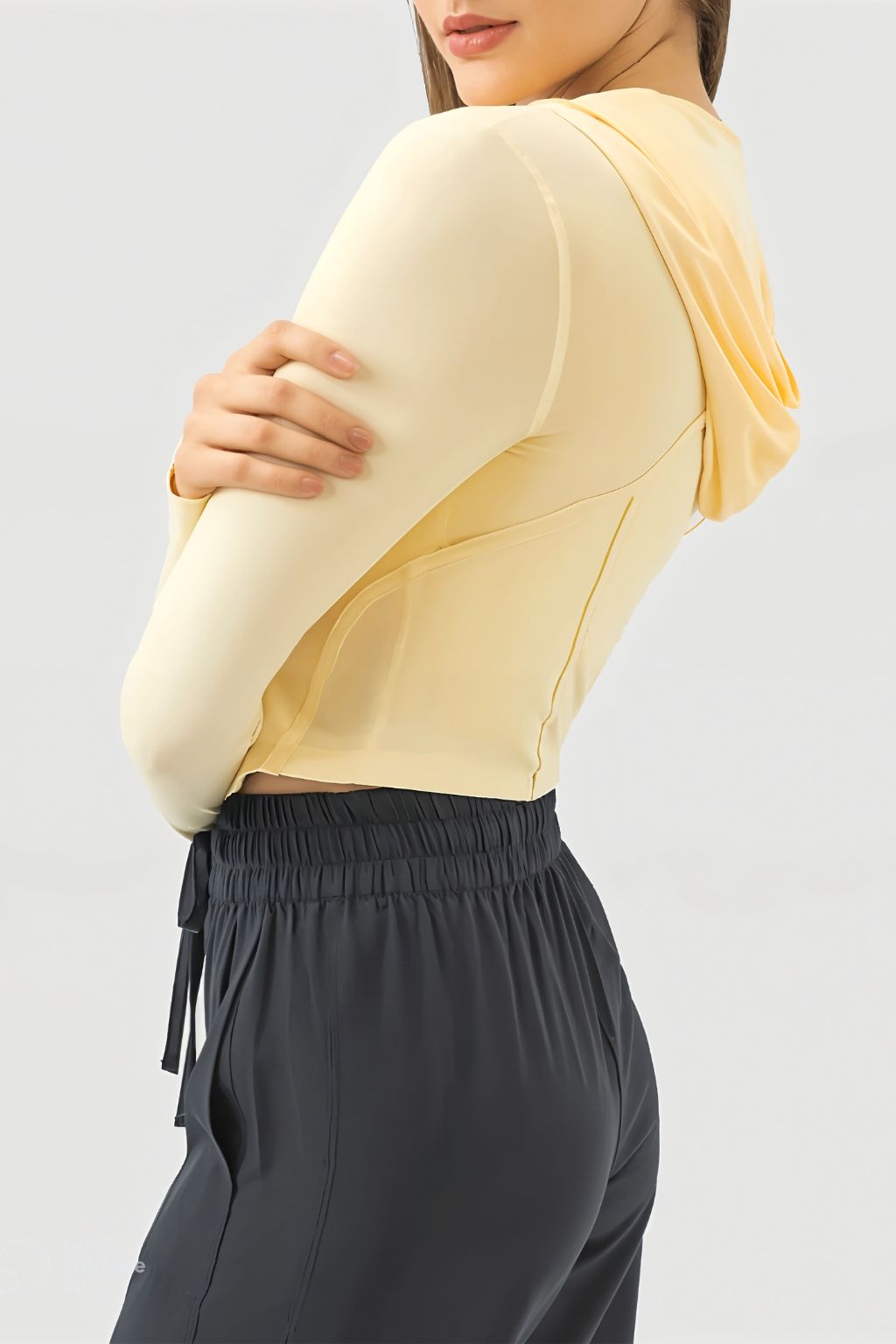 Millennia Crop Top Hoodie