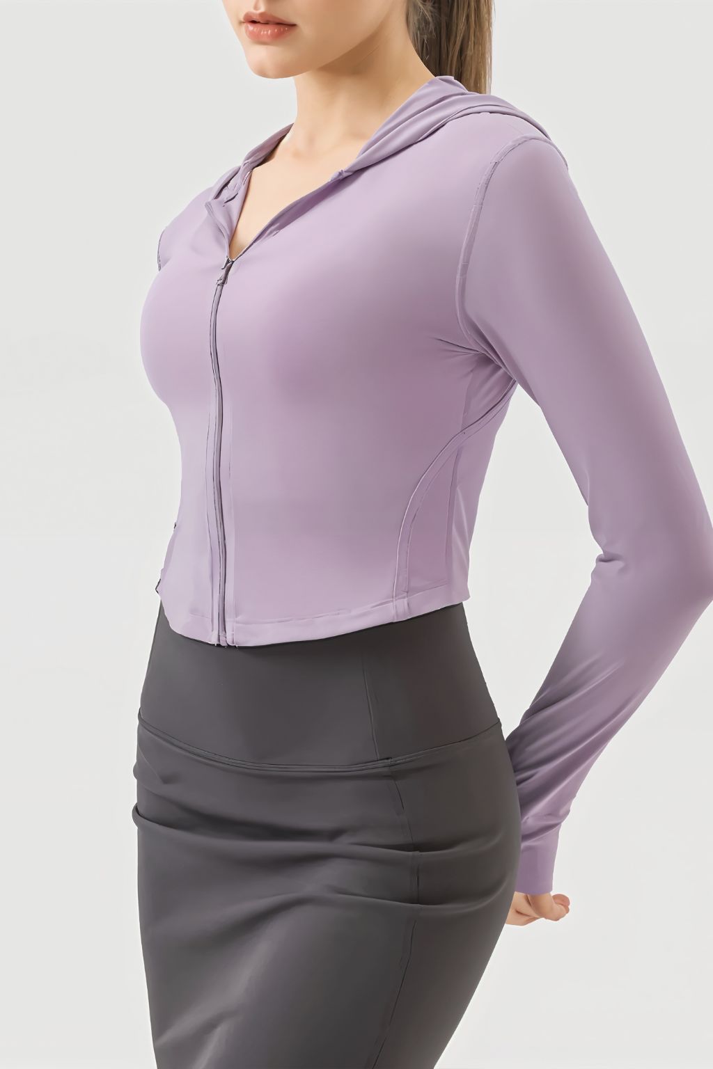 Millennia Crop Top Hoodie