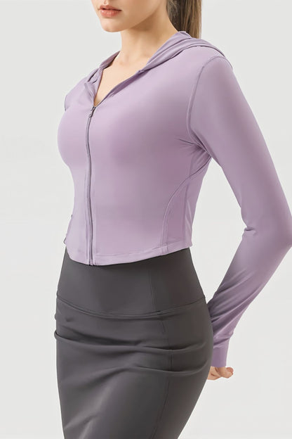 Millennia Crop Top Hoodie