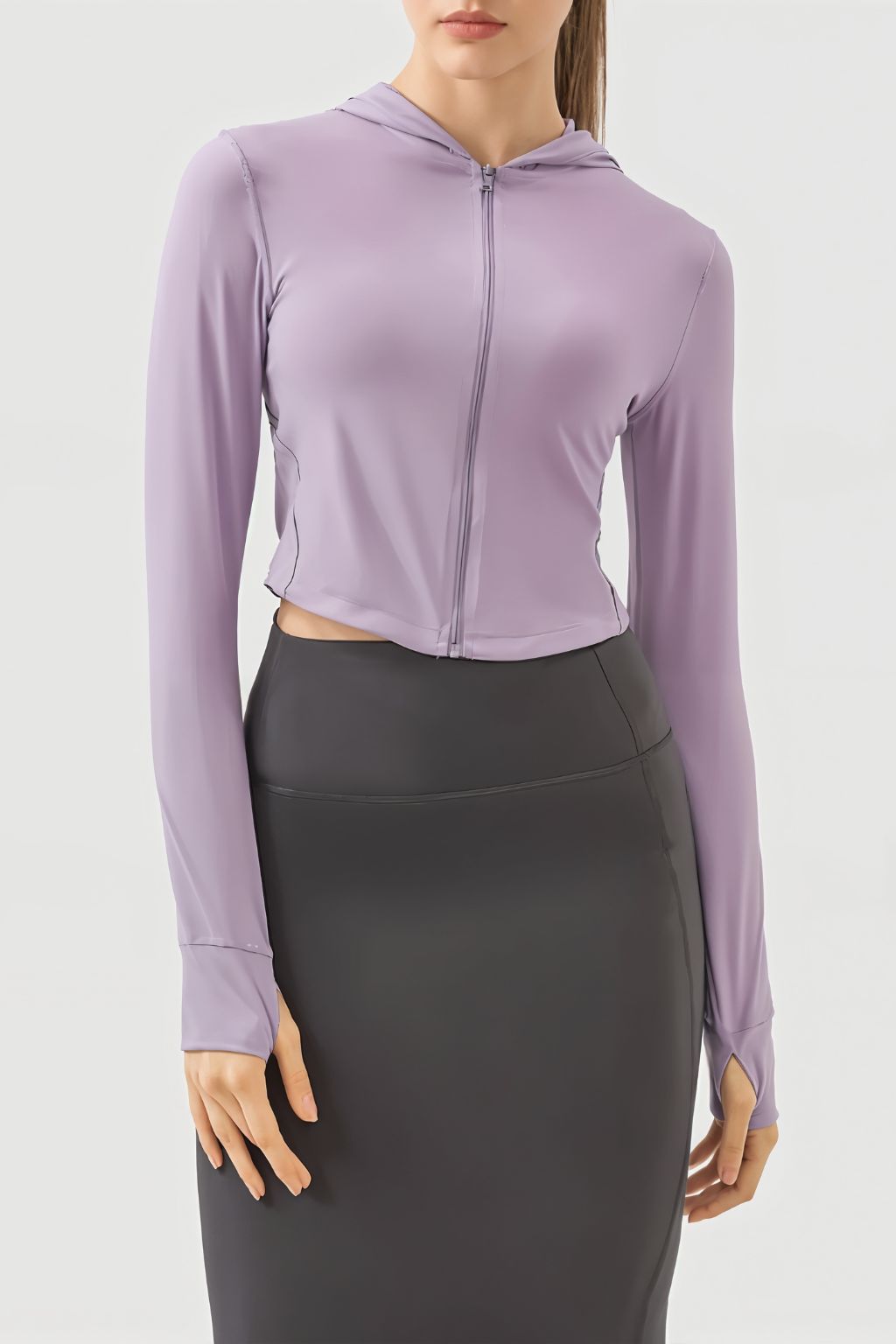 Millennia Crop Top Hoodie