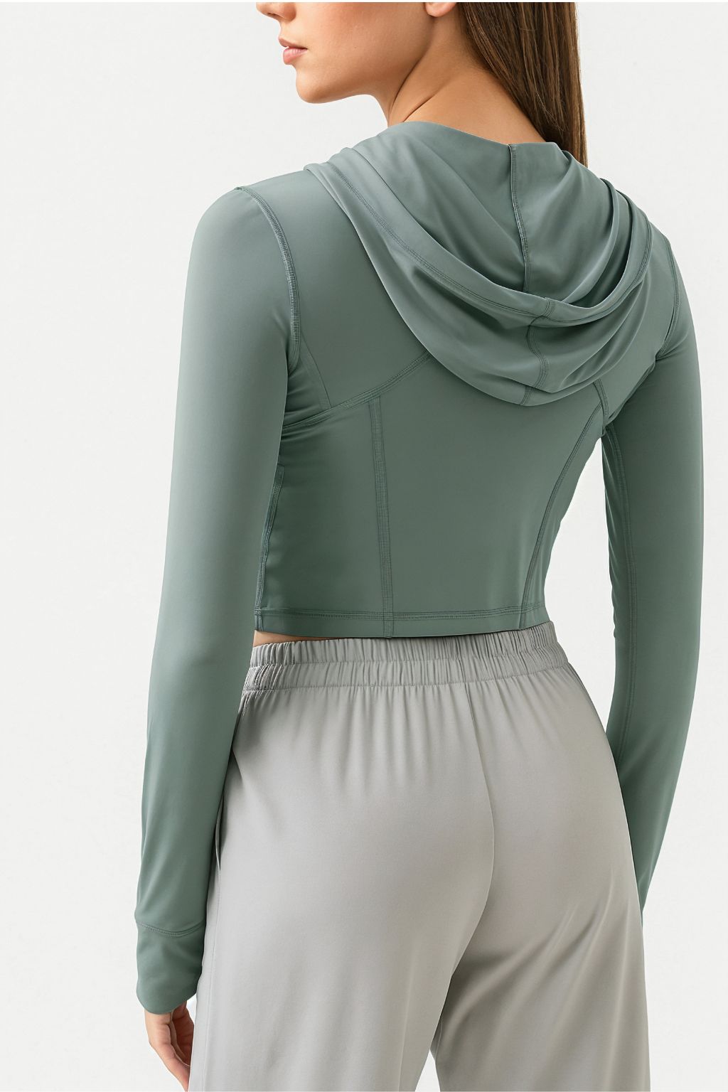 Millennia Crop Top Hoodie